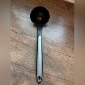 Vintage Calphalon Black and Silver Serving Ladle